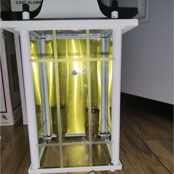 Set Of 2 Bel Air Lighting Outdoor Lantern Cast Al - Picture 3 of 9